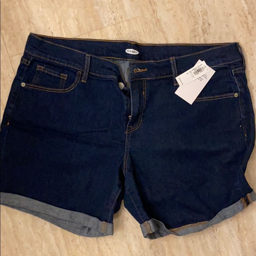 Denim shorts